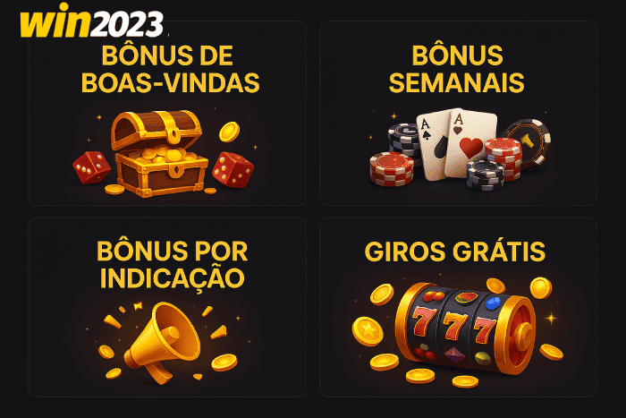 Baú de bônus Cassino WIN2023 prêmios e recompensas