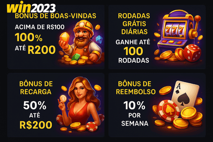 Ganhador feliz Cassino WIN2023 apostas vitoriosas