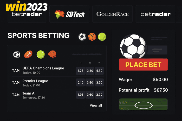 Aposte em apostas esportivas no cassino online WIN2023