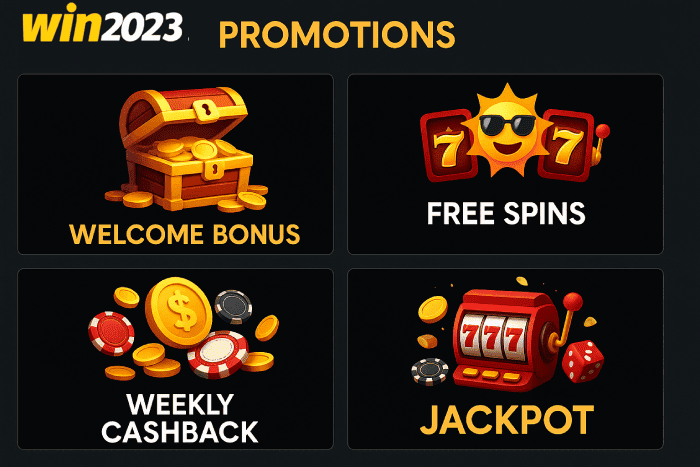Promoções imperdíveis do Cassino WIN2023